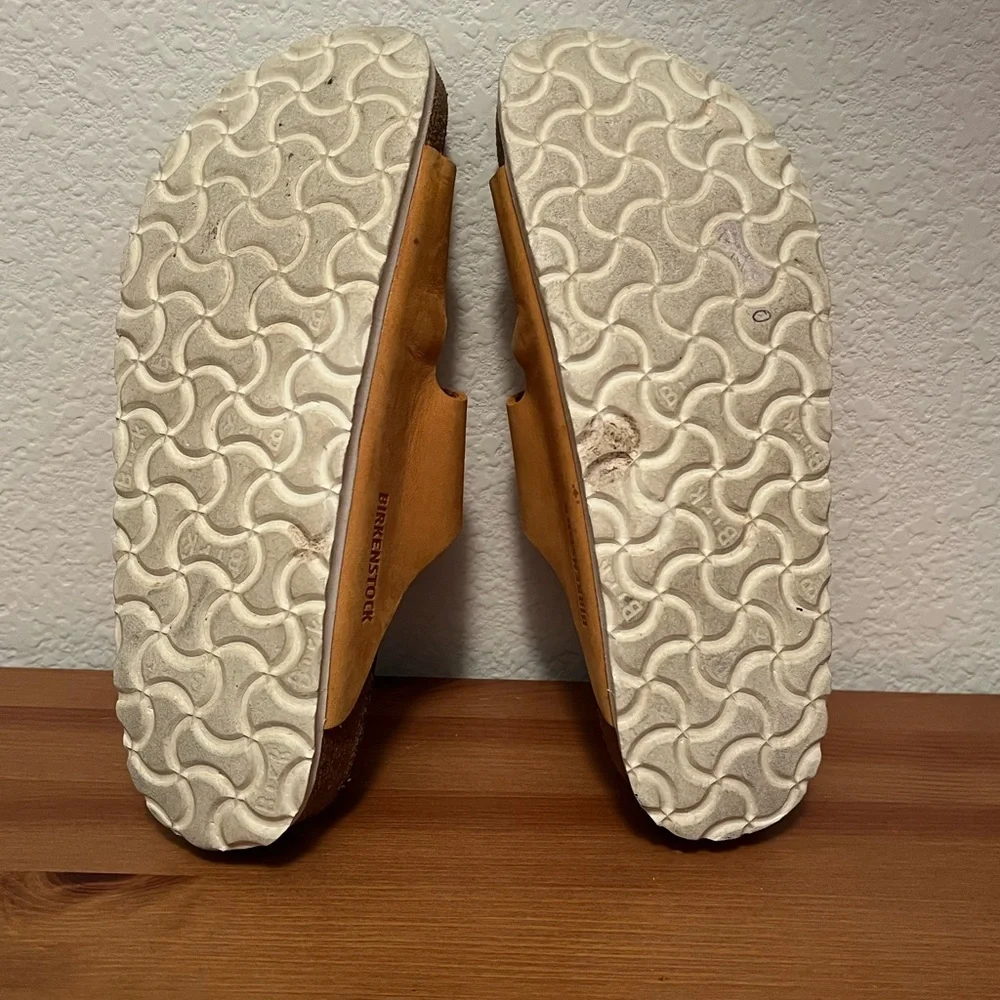 Birkenstock Arizona Premium Big Buckle Nubuck Leather size 7.5 USED - Picture 7 of 7